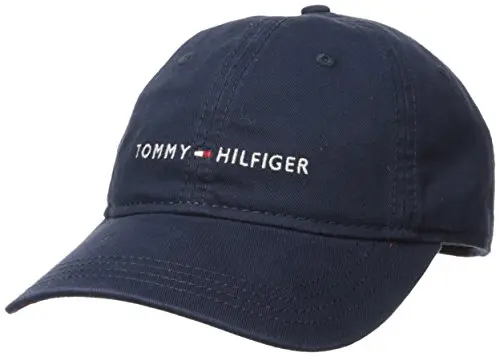Gorra Tommy Hilfiger Logo Dad, Color Tommy Navy, Ajustable y Clásica.