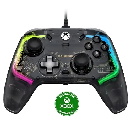 GameSir Kaleid: Controlador con Efecto Hall para Xbox y PC, Plug & Play, Vibración Realista