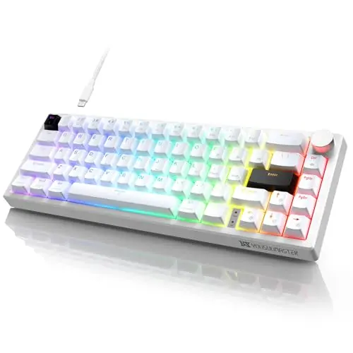 Teclado Gaming USB YOUSUOMASTER X82 60% con RGB y control de volumen