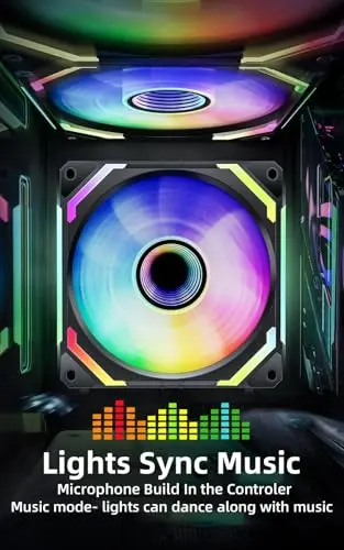 Ventilador AsiaHorse COSMIQ 120mm con Espejo Infinito y Controlador RGB, 2000 RPM - 3Pack - imagen 5