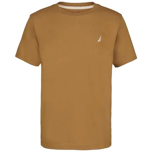 Camiseta Nautica de Manga Corta para Niño, Color All Spice