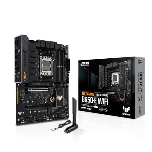 Placa base TUF Gaming B650-E WiFi AM5 ATX: DDR5, PCIe 5.0, Wi-Fi 6E, AI Cooling II