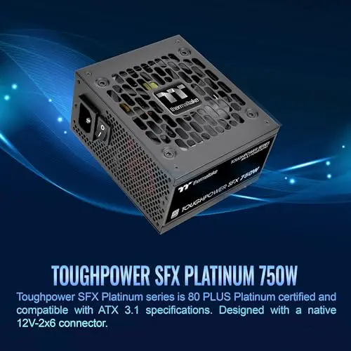 Fuente de Poder Thermaltake Toughpower SFX 750W 80Plus Platinum, Modular y Compacta - imagen 2