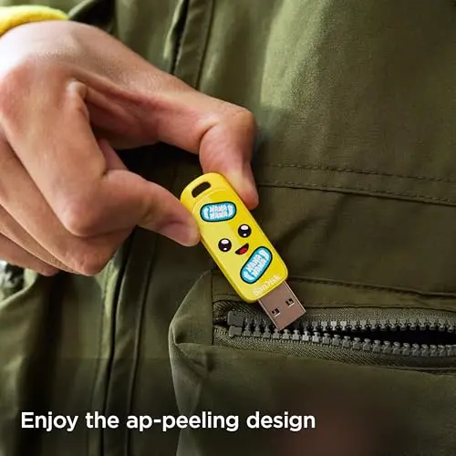 SANDISK 256GB Fortnite USB Flash Drive - Peely Edition, hasta 130MB/s para juegos y dispositivos - imagen 3