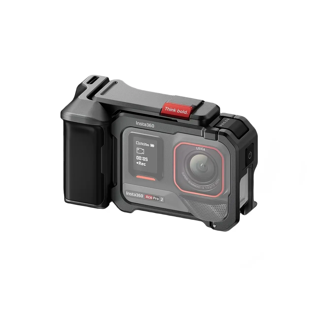 Kit de agarre para Insta360 Ace Pro 2/Insta360 Ace Pro Xplorer, gris pizarra