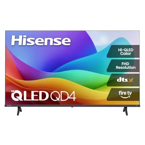Hisense 40" QD4 Series Hi-QLED FHD Smart Fire TV - Color Cuántico y Sonido DTS Virtual:X