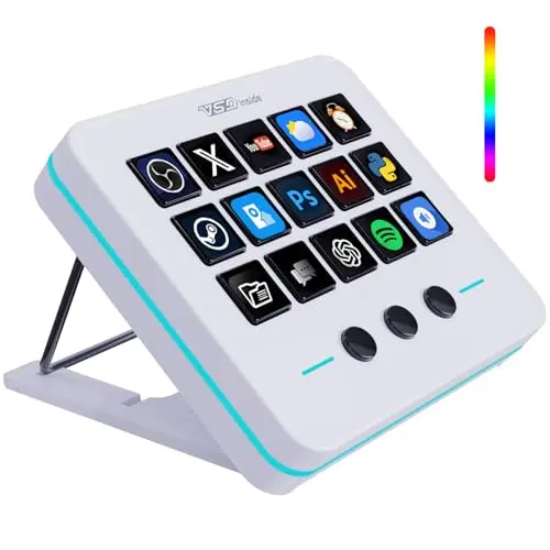 Controlador de Streaming VSD M18: Teclado Macro Personalizable con 18 Teclas RGB