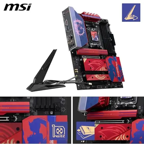 Placa base MSI B850 MLG EDTION ATX - Compatible con procesadores AMD Ryzen 9000/8000/7000, Wi-Fi 7 y PCIe 5.0. - imagen 3