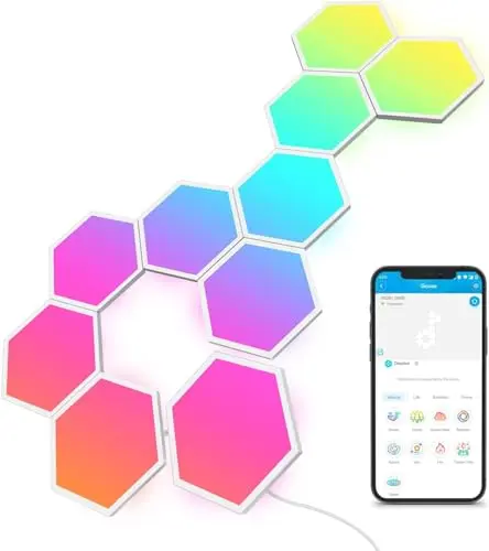 Paneles de Luz Hexagonales Govee Glide RGBIC: Ilumina tu Espacio con Estilo