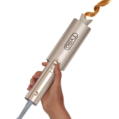 Plancha de Rizar Automática TYMO CurlPro Plus - Ondas Playeras para Cabello Largo, 1 Pulgada
