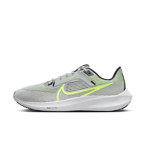 Zapatillas Nike Air Zoom Pegasus para Hombre - Wolf Grey Volt Black White, Talla 6 US