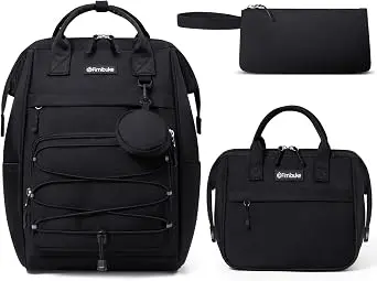 Set de Mochilas Fimibuke para Niñas, 4 PCS Impermeables para la Escuela