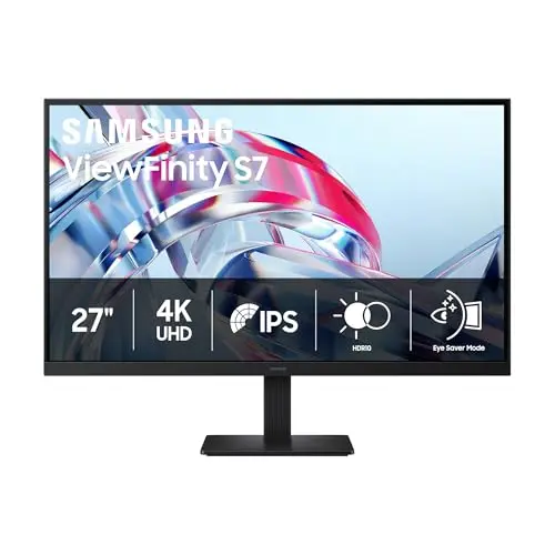 Monitor Samsung 27" ViewFinity S7 (S70H) 4K UHD con Eye Comfort
