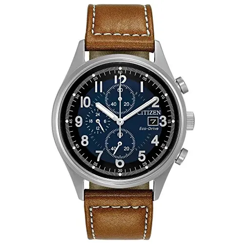 Reloj CITIZEN Eco-Drive Garrison 42mm Acero Inoxidable CA0621-05L - Cronógrafo y Resistente al Agua