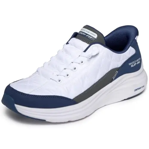 Skechers Contour Foam Cozy FIT Slip-INS: Comodidad y ajuste sin manos, Talla 10W