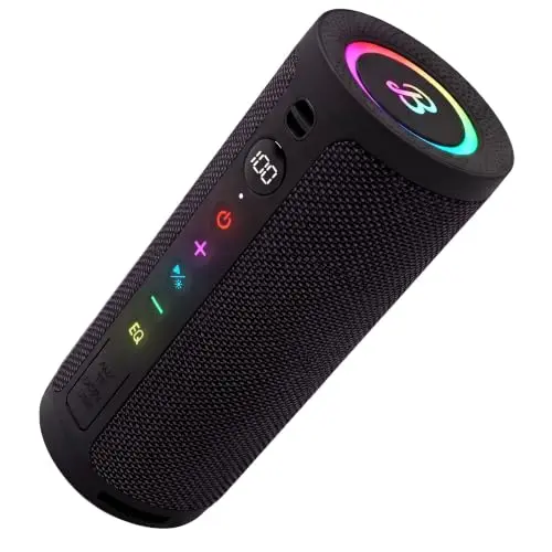 Altavoz Bluetooth BassBloom Roar 3: Portátil, IPX6 y Ecualizador Doble