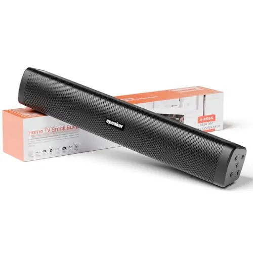 Dnil Sound Bar Portátil Slim: Altavoz Bluetooth Recargable para TV, Música y Actividades al Aire Libre