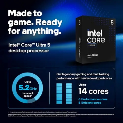 Procesador de Escritorio Intel® Core™ Ultra 5 245K: 14 núcleos hasta 5.2 GHz - imagen 2
