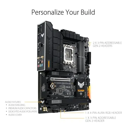Placa madre ASUS TUF GAMING B760-PLUS WIFI para procesadores Intel® Core de 12ª a 14ª generación - imagen 4