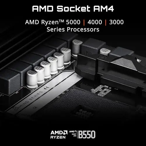 Placa Base GIGABYTE B550 Eagle WIFI6 ATX con soporte para Ryzen y conectividad avanzada - imagen 2