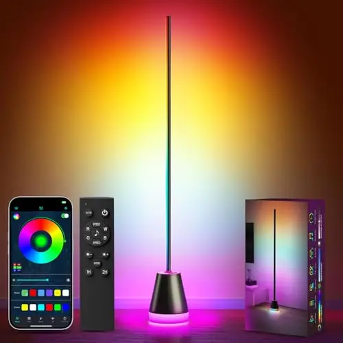 Lámpara de Pie RGB Inteligente Keepsmile con 172 LEDs, Control APP y Sincronización Musical