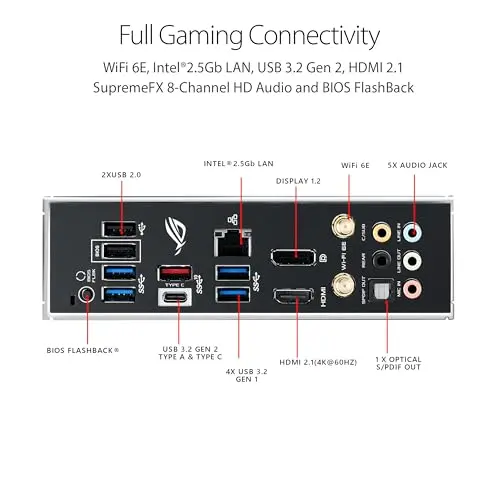 Placa Base Asus ROG Strix B550-F Gaming WiFi II para AMD AM4 con PCIe 4.0 y WiFi 6E - imagen 5
