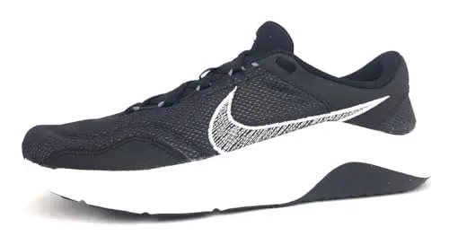 Zapatillas Nike Legend Essential 3 Next Nature para hombre, negras y blancas, Talla 8