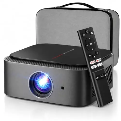 Proyector Portátil DBPOWER Smart 1080P: Streaming en WiFi 6, Bluetooth y Auto Keystone