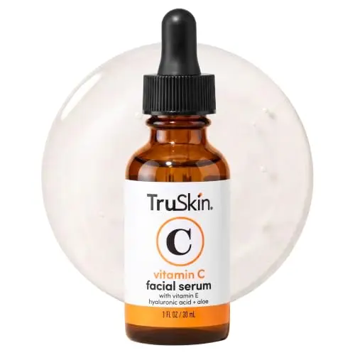 Suero Facial TruSkin con Vitamina C y Ácido Hialurónico, 1 fl oz - Brillo y Hidratación