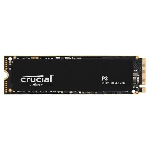 Crucial P3 1TB SSD NVMe M.2: Velocidades de hasta 3500MB/s y almacenamiento fiable