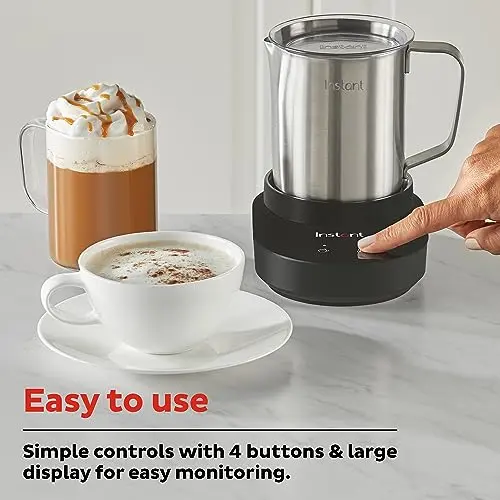 Instant Pot MagicFroth 9-en-1: Espumador y Calentador de Leche de Acero Inoxidable - imagen 4