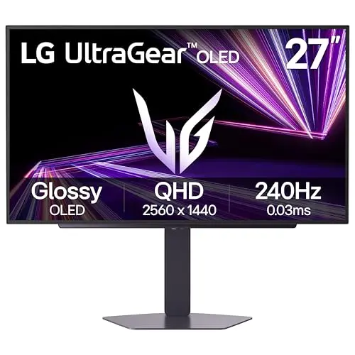 Monitor Gaming OLED LG 27GX704A-B 27" QHD 240Hz, 0.03ms, NVIDIA G-Sync, AMD FreeSync
