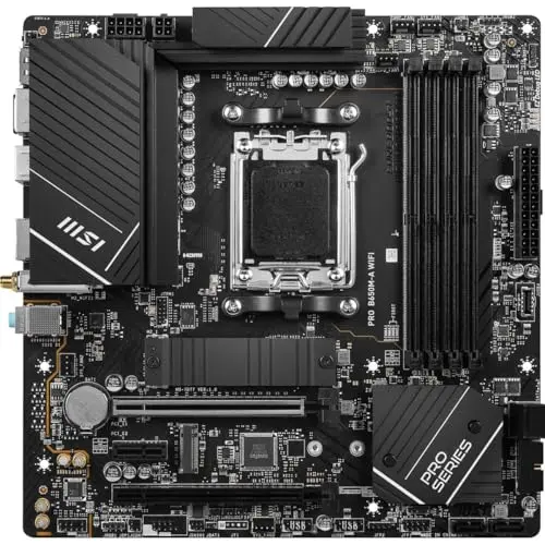 Placa base MSI PRO B650M-A WiFi para procesadores AMD Ryzen 7000, mATX, DDR5, Wi-Fi 6E - imagen 2