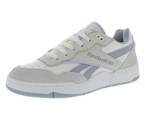 Zapatos Reebok BB 4000 II para mujer, talla 8.5, color Clay White/Purple Grey/Beige