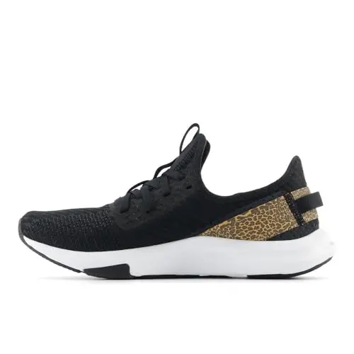 New Balance DynaSoft Nergize Sport V2 - Entrenador Cruzado para Mujer, Black/White/Brown, talla 6