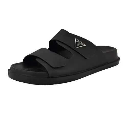 Sandalias GUESS Visel con doble correa ajustable y detalle del logo