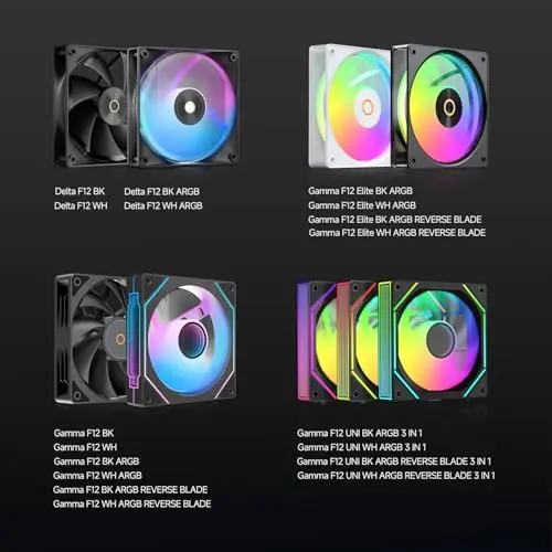 Ventilador de PC Ocypus Delta F12, 120mm con 2000RPM y Control PWM - 3 Piezas - imagen 5