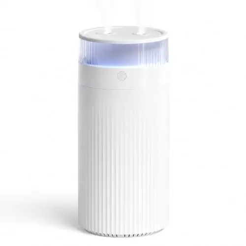 Humidificador Mini Portátil 1.25L, Nebulización en 3 Modos, Apagado Automático y Silencioso