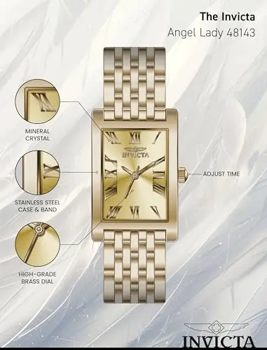 Reloj Invicta Angel Lady 19.50mm Acero Inoxidable Dorado con Esfera Dorada - imagen 5