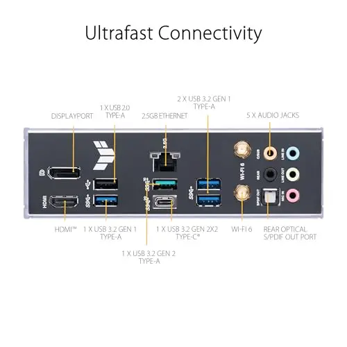Placa madre ASUS TUF GAMING B760-PLUS WIFI para procesadores Intel® Core de 12ª a 14ª generación - imagen 5