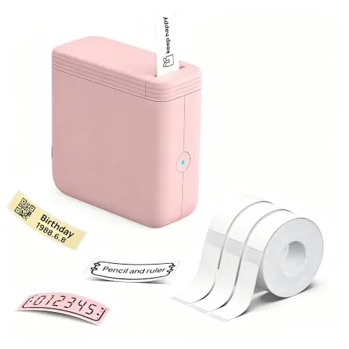 FLEXYVA Mini Etiquetadora P24: Portátil, Bluetooth y Tapes incluidos