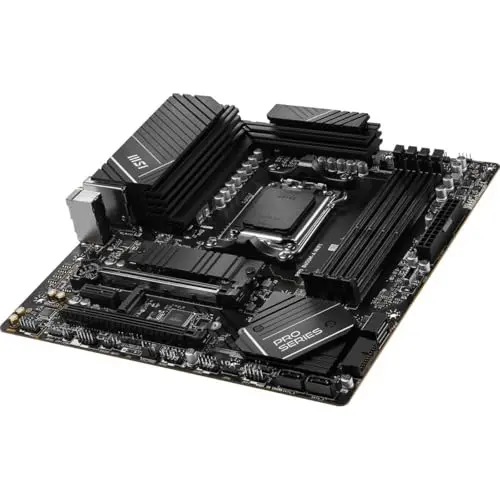 Placa base MSI PRO B650M-A WiFi para procesadores AMD Ryzen 7000, mATX, DDR5, Wi-Fi 6E - imagen 3