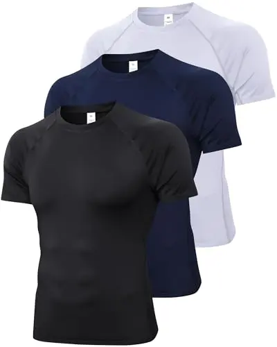 Camisa Compresiva SPVISE para Hombre - Entrenamiento Fresco y Secado Rápido