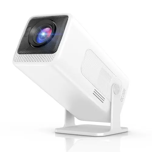 Proyector Mini WISHOLY 1080P, WiFi y Bluetooth, Compatible con 4K, Ideal para Cine en Casa y Exterior