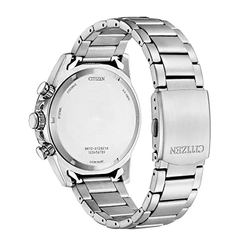 Reloj Citizenn Eco-Drive Weekender Brycen Chronograph en acero inoxidable, esfera azul - imagen 3