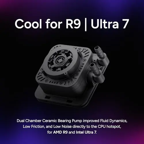 Cooler Master Elite Liquid 360: Refrigeración AIO 360mm con 3 Ventiladores ARGB y Diseño de Bomba Doble Cámara - imagen 3