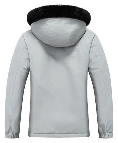 Chaqueta de Esquí Impermeable MOERDENG para Mujer con Capucha Desmontable y Almacenamiento Seguro - imagen 3