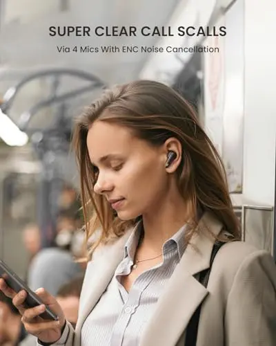 Prime: Auriculares In-Ear Inalámbricos Wegear con 40H de Autonomía, 4 Micrófonos y Bluetooth 5.4 - imagen 3