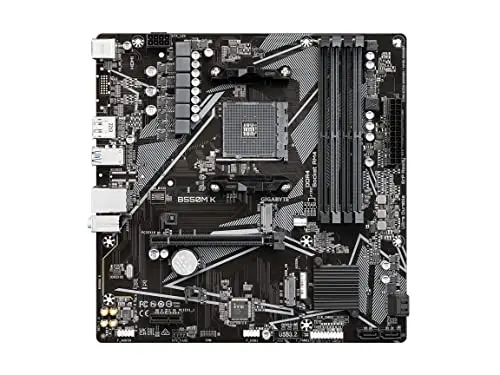 Placa base GIGABYTE B550M K Micro-ATX AM4 para Ryzen 5000/4000/3000 con PCIe 4.0 y USB 3.2 - imagen 5