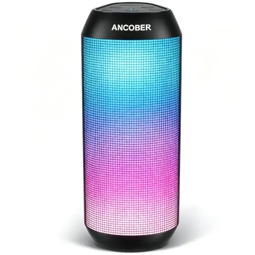 Altavoz Bluetooth 20W con 30H de reproducción, IPX4 y 8 modos RGB